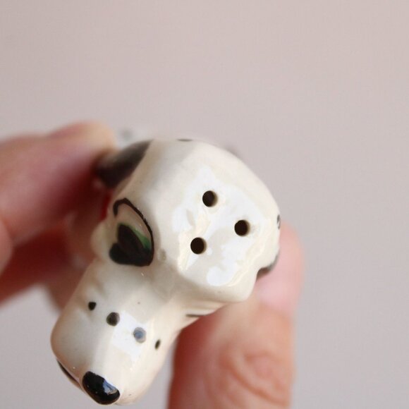Vintage 1950s Salt and Pepper Shaker, Dalmatian Dog  S & P, Collectible Kitchen - Picture 5 of 10